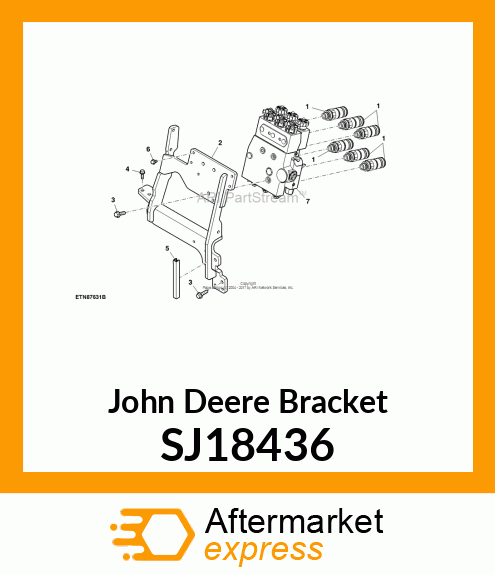 BRACKET, REAR SCV SJ18436