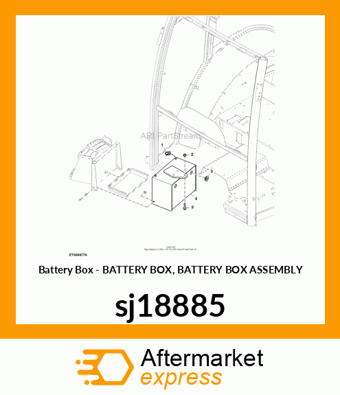 BATTERY BOX, BATTERY BOX ASSEMBLY sj18885