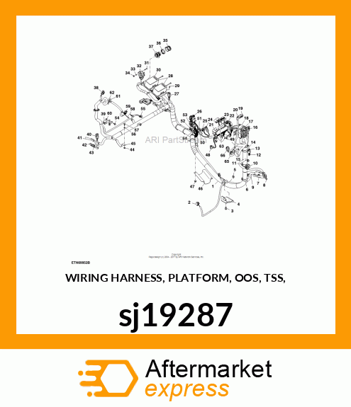 WIRING HARNESS, PLATFORM, OOS, TSS, sj19287
