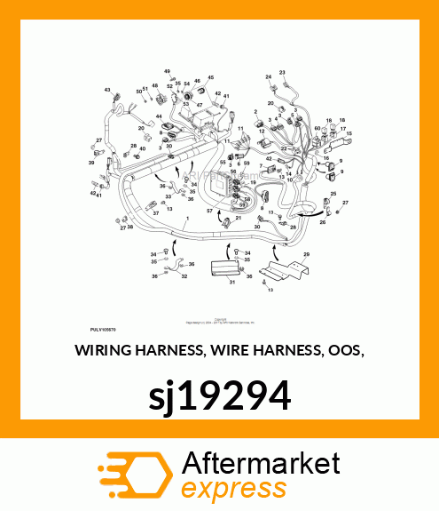 WIRING HARNESS, WIRE HARNESS, OOS, sj19294