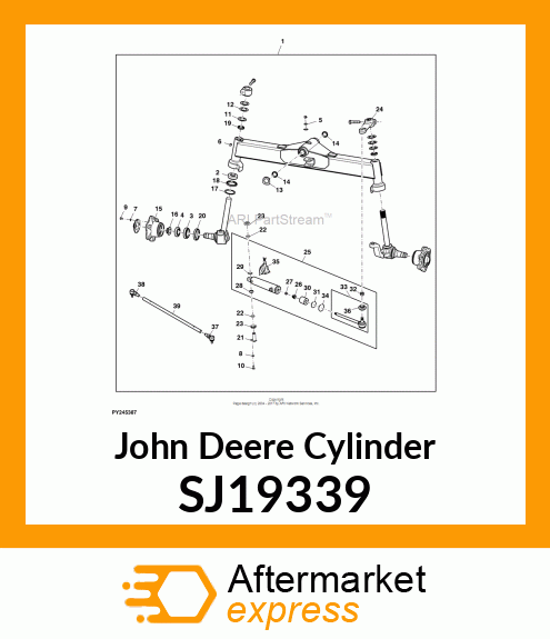 CYLINDER, FRONT AXLE SJ19339