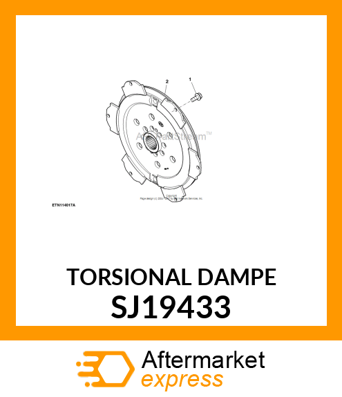 TORSIONAL DAMPER, INDIA POWER REVER SJ19433