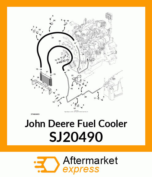 FUEL COOLER SJ20490