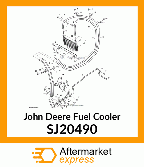 FUEL COOLER SJ20490