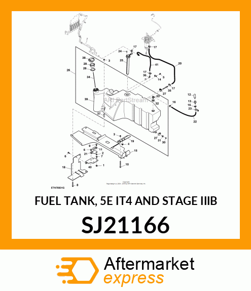 FUEL TANK, 5E IT4 AND STAGE IIIB SJ21166