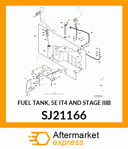 FUEL TANK, 5E IT4 AND STAGE IIIB SJ21166