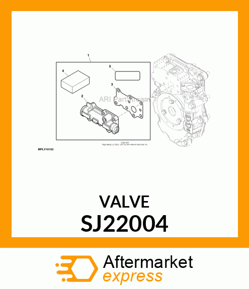 CONTROL VALVE, CONTROL VALVE, ASSEM SJ22004