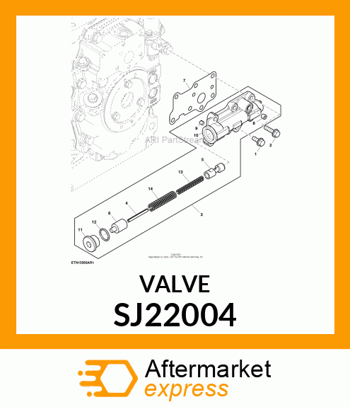 CONTROL VALVE, CONTROL VALVE, ASSEM SJ22004