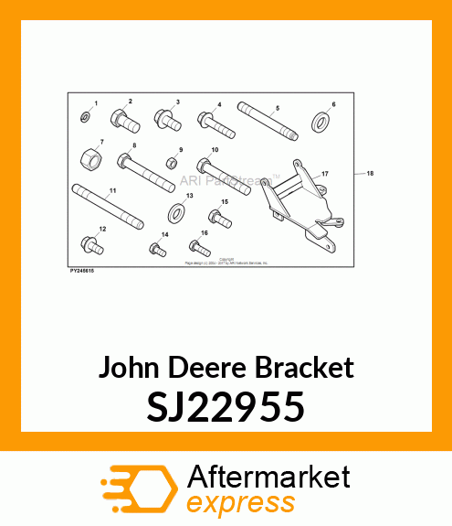 BRACKET, COMPRESSOR MOUNTING SJ22955