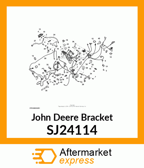 BRACKET, FUSE BOX MOUNTING BRACKET_ SJ24114