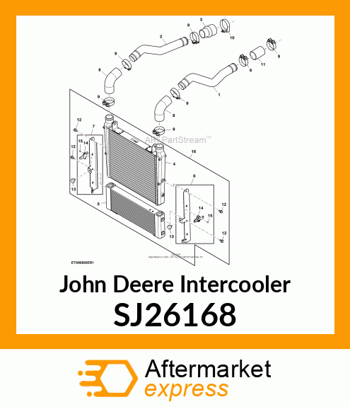 INTERCOOLER, 5M/5E IT4 SJ26168