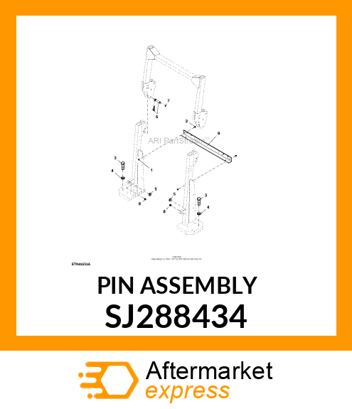 PIN, W/ CABLE ASSEMBLY SJ288434