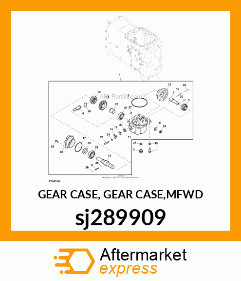 GEAR CASE, GEAR CASE,MFWD sj289909