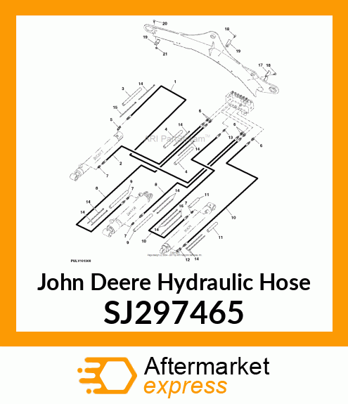 HYDRAULIC HOSE, HYDRAULIC HOSE SJ297465