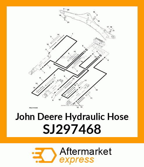 HYDRAULIC HOSE, HYDRAULIC HOSE SJ297468