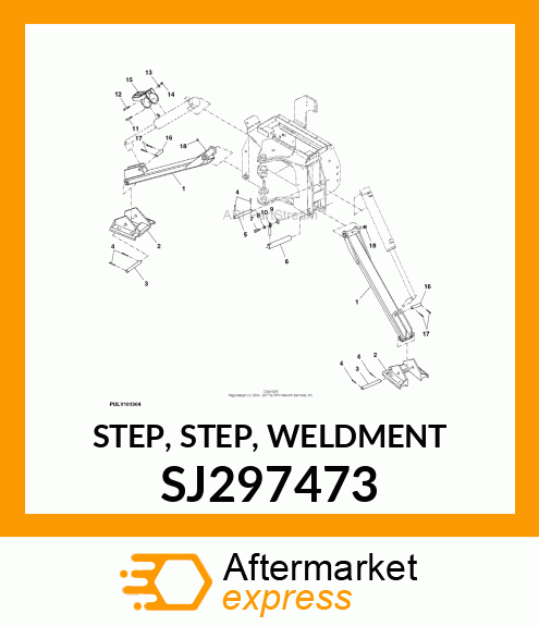 STEP, STEP, WELDMENT SJ297473