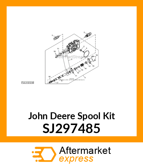 SPOOL KIT, SPOOL KIT, SPRING CENTER SJ297485