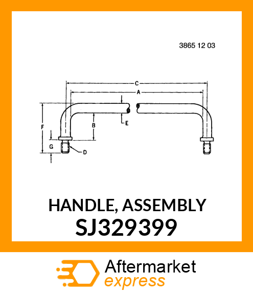 HANDLE, ASSEMBLY SJ329399