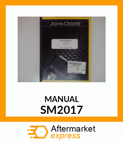 Technical Manual - TECH MAN,70 DIESEL TRACTOR SM2017