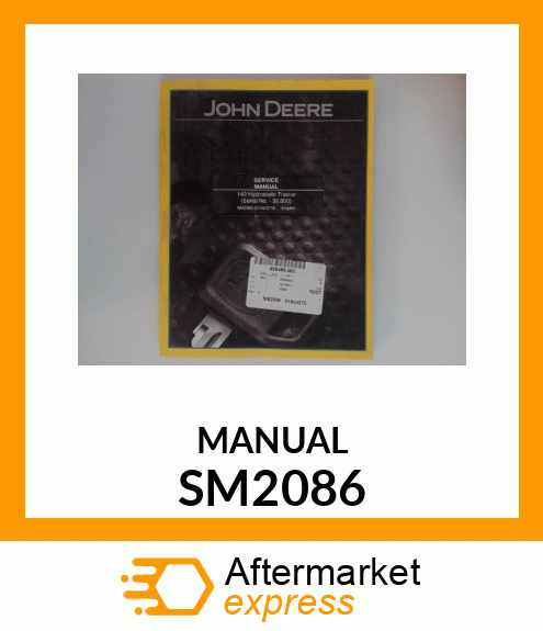 Technical Manual - TECH MAN,140 HYDROSTATIC TRACTOR SM2086