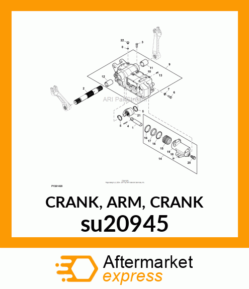 CRANK, ARM, CRANK su20945