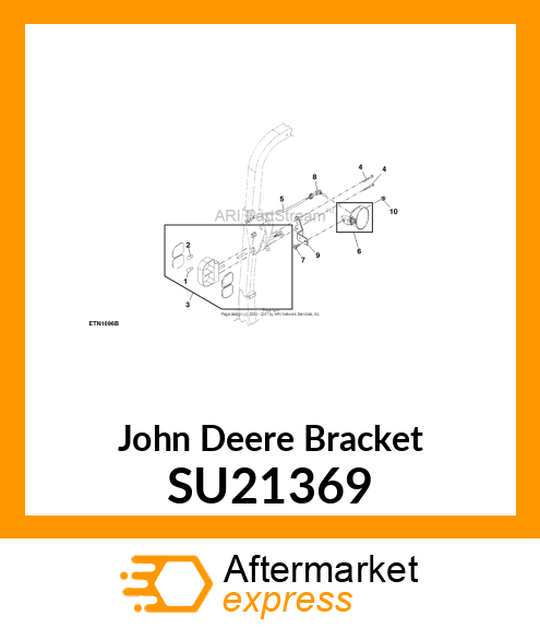 BRACKET, OOS WORKLIGHT MOUNT, LH SU21369