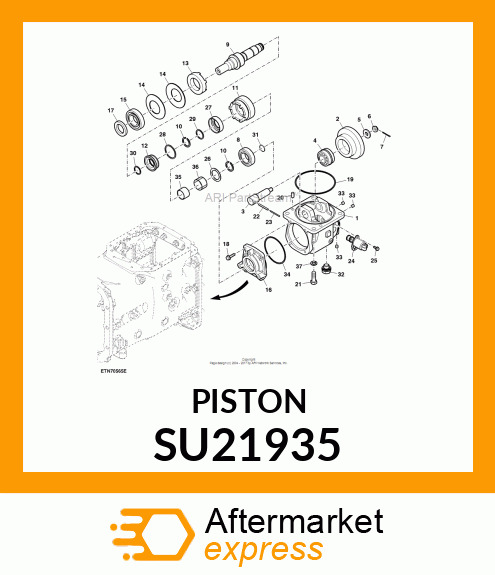 PISTON, MFWD PISTON SU21935