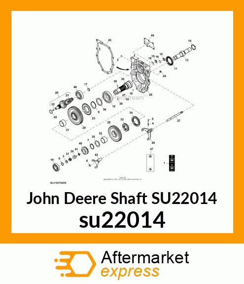 SHAFT, SHAFT, PTO SHIFT su22014