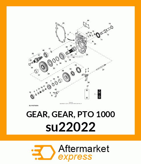 GEAR, GEAR, PTO 1000 su22022