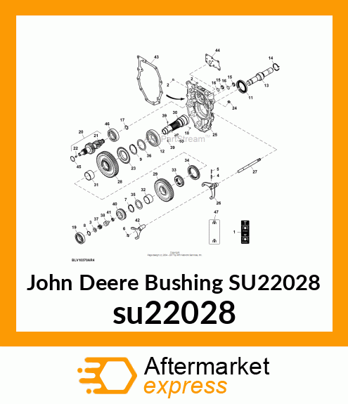 BUSHING, BUSHING, EH PTO 1000 su22028