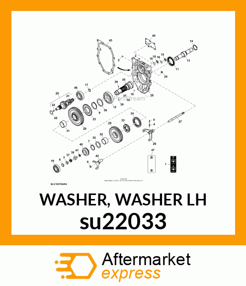 WASHER, WASHER LH su22033