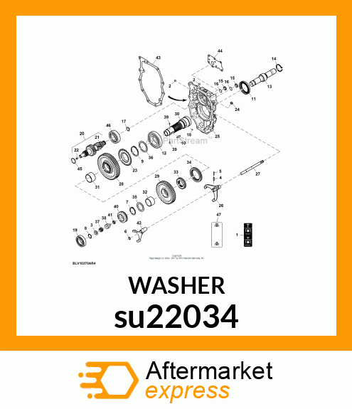 WASHER, WASHER RH su22034