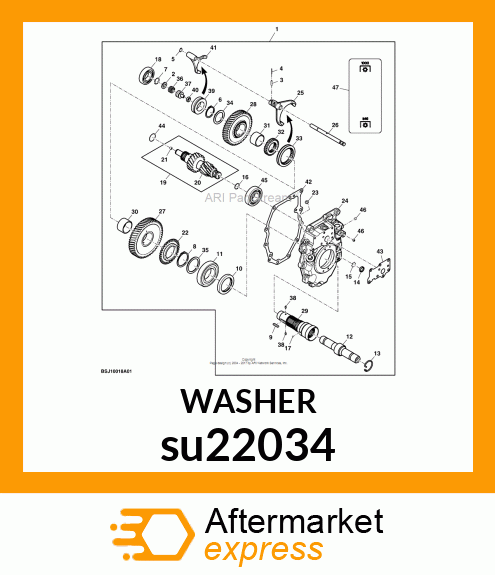 WASHER, WASHER RH su22034