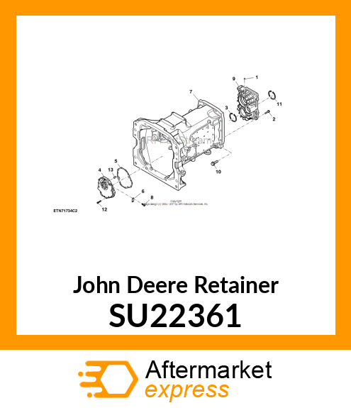 RETAINER, PUMP SU22361