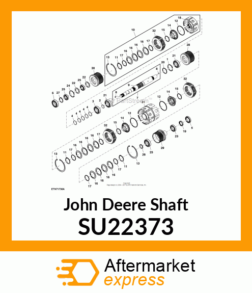 SHAFT, DRIVE SHAFT INPUT 24 SU22373