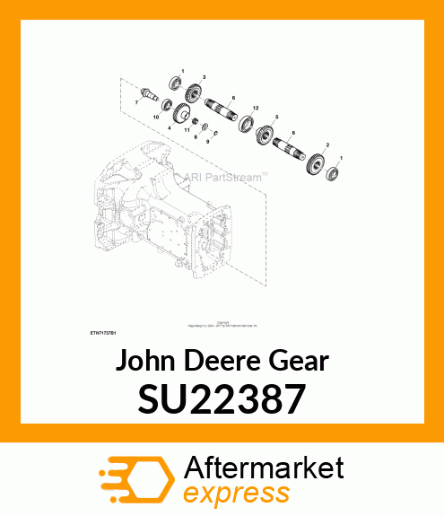 GEAR, GEAR, REVERSE DRIVEN SU22387