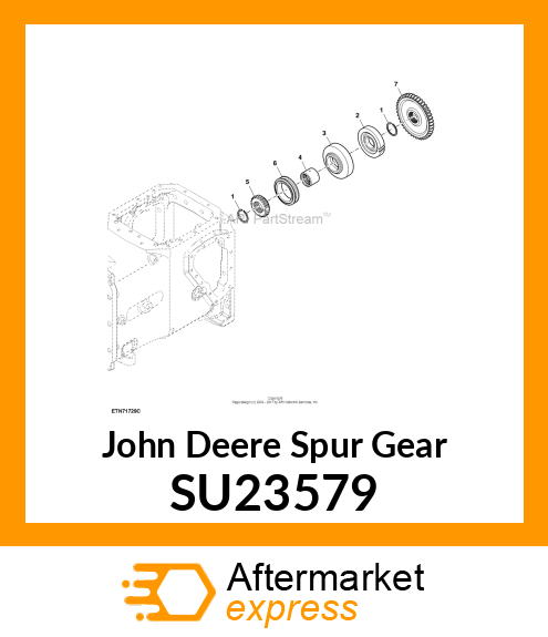 SPUR GEAR, A RANGE SU23579