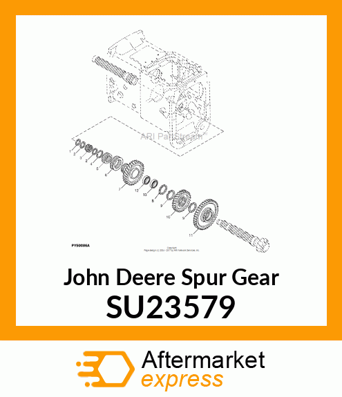 SPUR GEAR, A RANGE SU23579