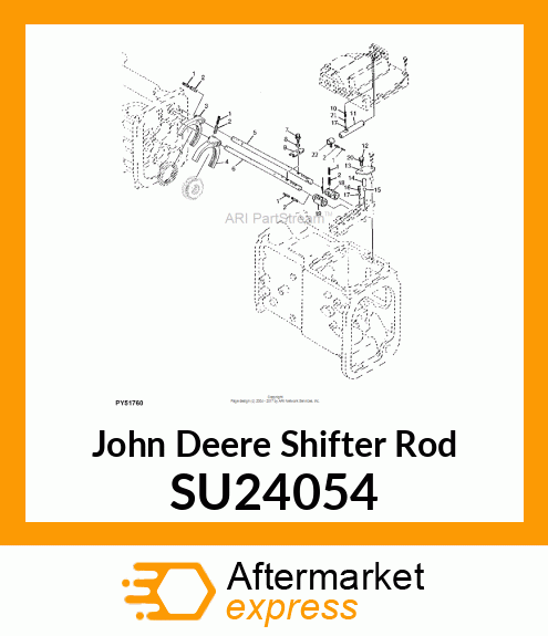 SHIFTER ROD, 3RD SU24054