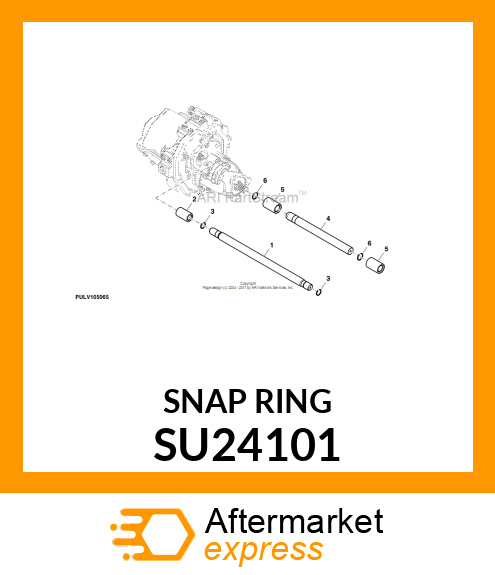 SNAP RING, SNAP RING, CIRCULAR CRO SU24101