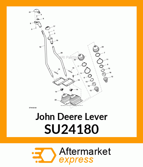 LEVER, RANGE SHIFT SU24180