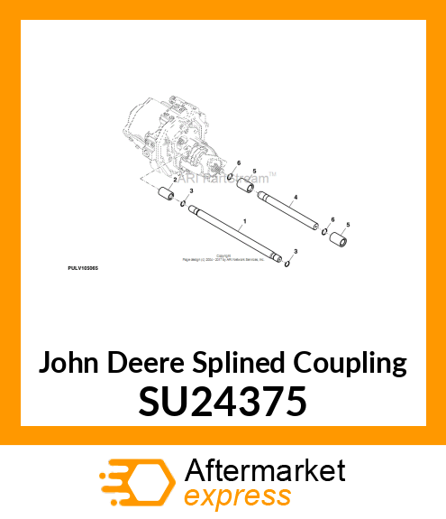 SPLINED COUPLING, HST OUTPUT TO SPE SU24375