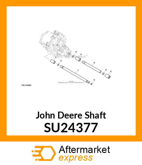 SHAFT, HST TO RANGE PINION SU24377