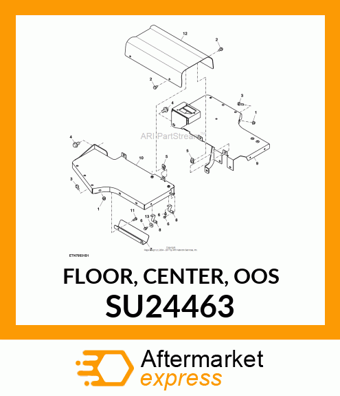 FLOOR, CENTER, OOS SU24463