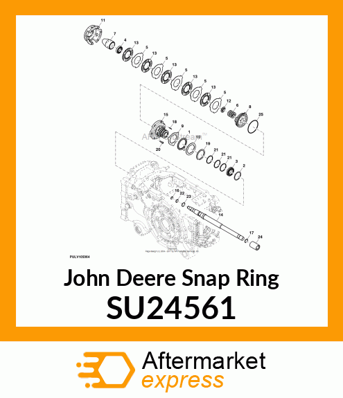 SNAP RING, CIRCULAR CROSS SECTION SU24561