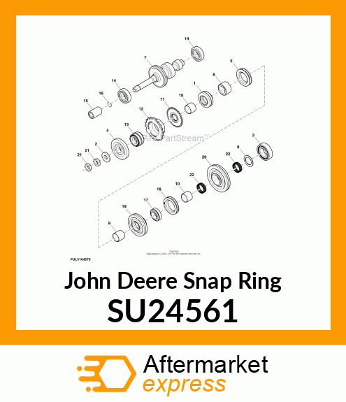 SNAP RING, CIRCULAR CROSS SECTION SU24561