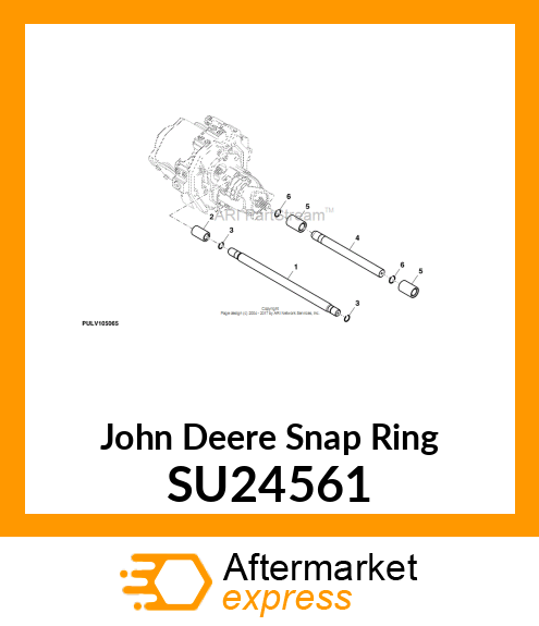 SNAP RING, CIRCULAR CROSS SECTION SU24561