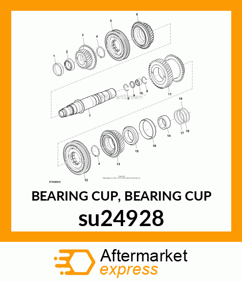 BEARING CUP, BEARING CUP su24928