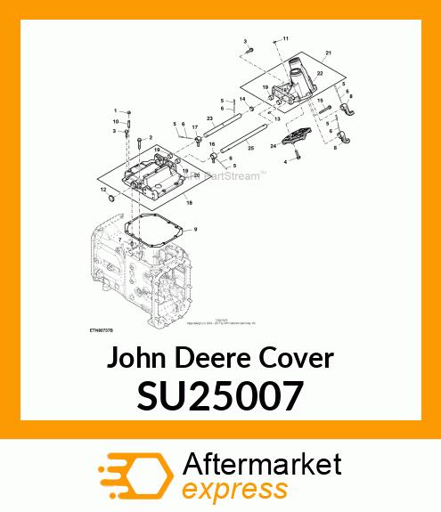 COVER, TOP, TRANSMISSION, PR, RH CO SU25007