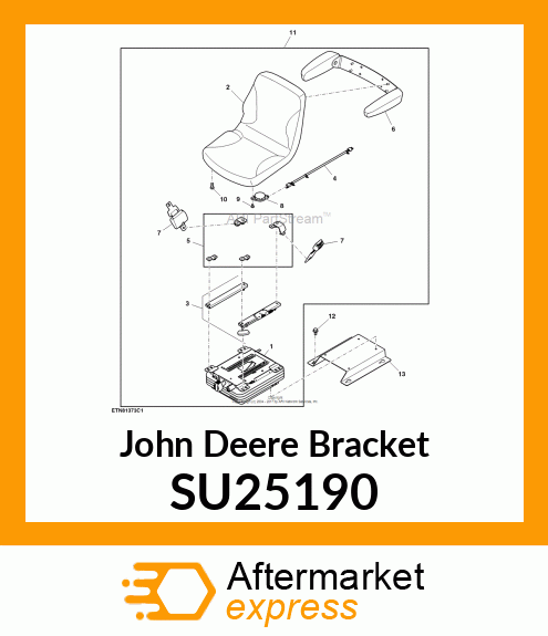 BRACKET, SEAT SU25190